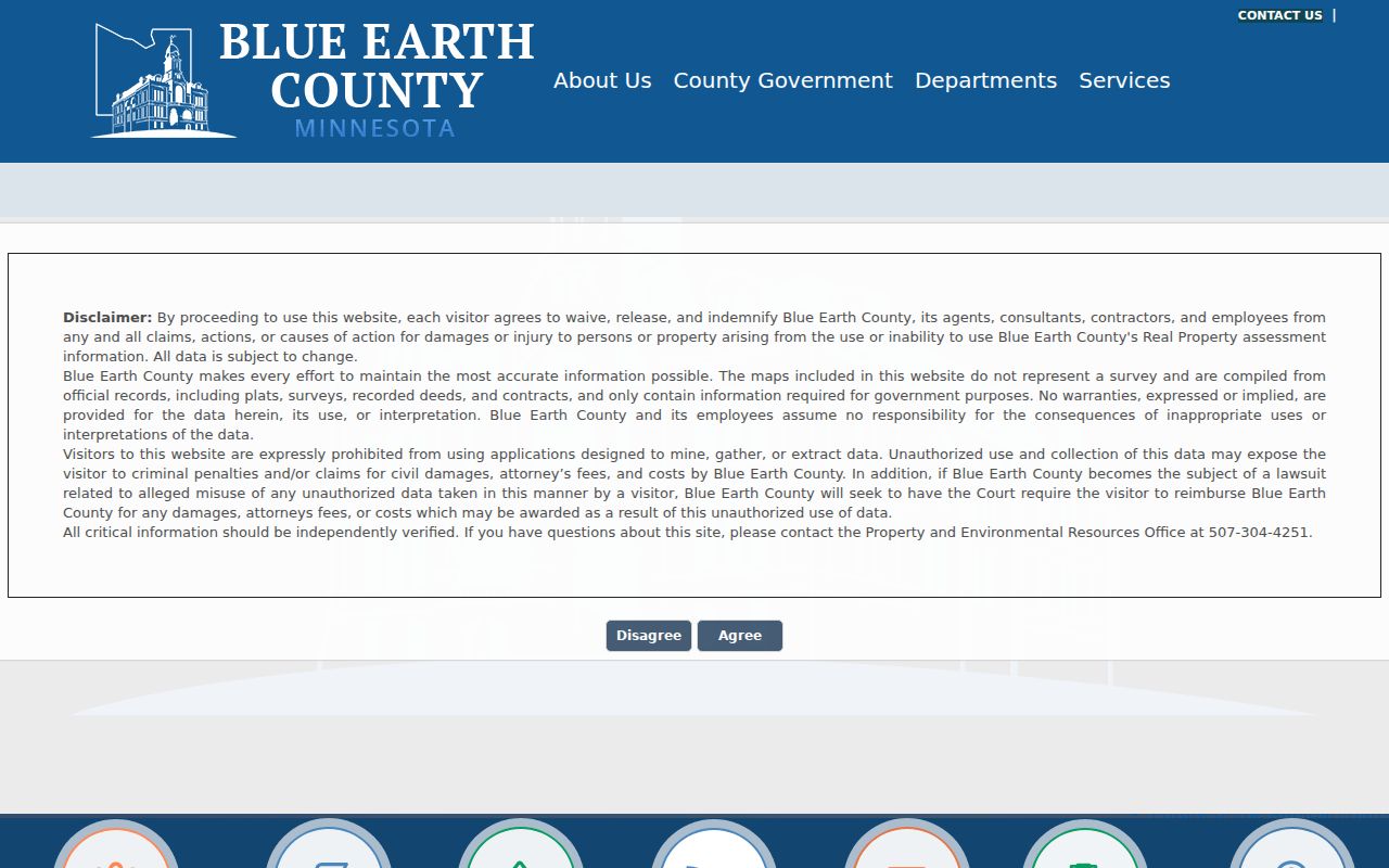 Mankato residents directory Blue Earth County property information search landing page